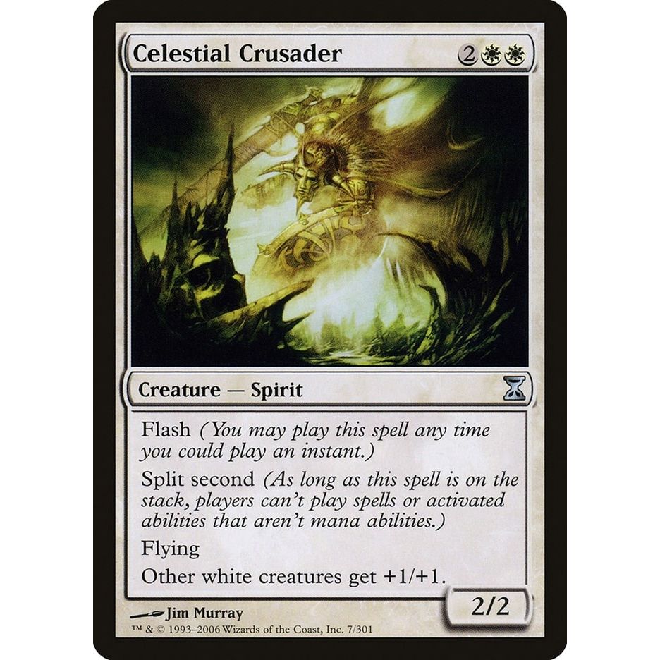 Image for Celestial Crusader (7) (TSP) - Magic: The Gathering