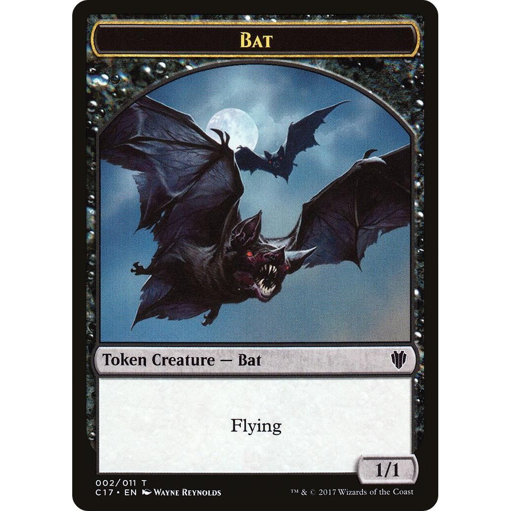Image for Bat // Vampire Double-Sided Token (2 // 4) (C17) - Magic: The Gathering
