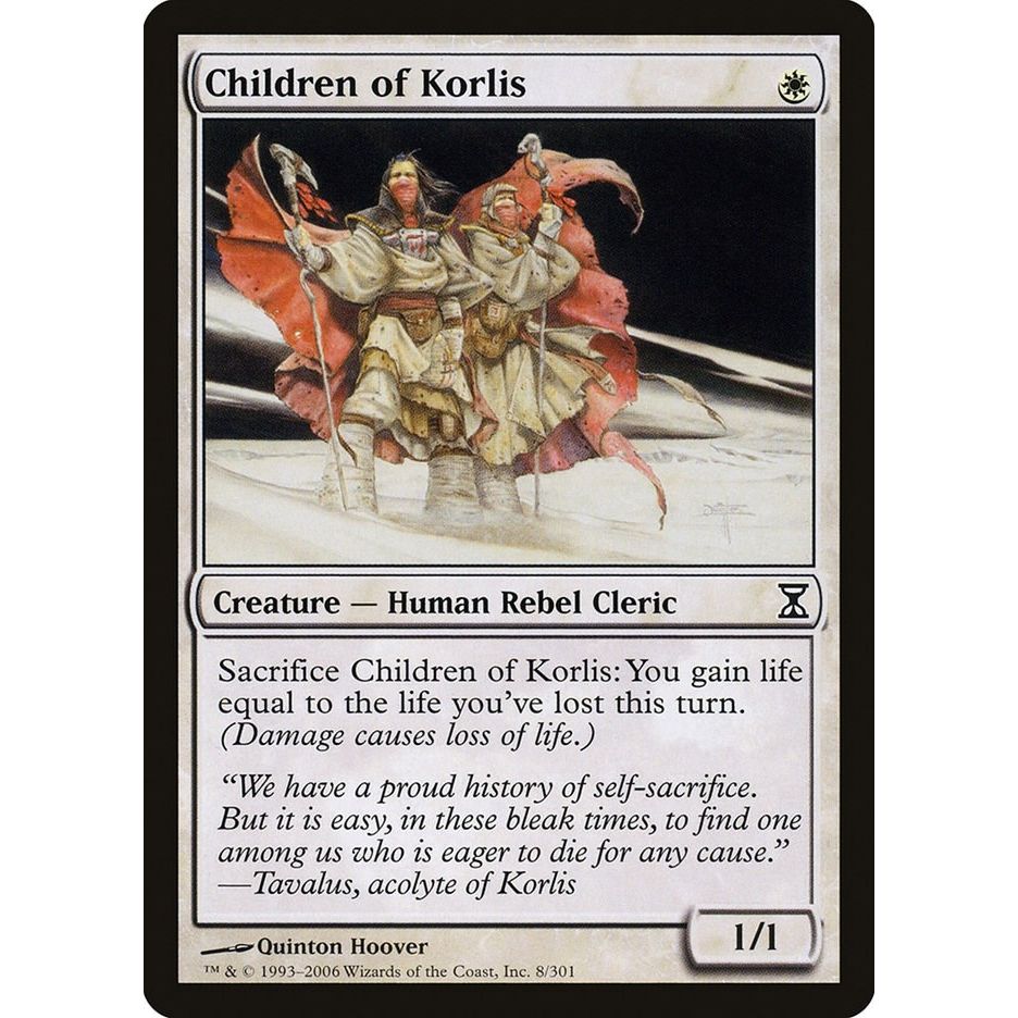 Image for Children of Korlis (8) (TSP) - Magic: The Gathering