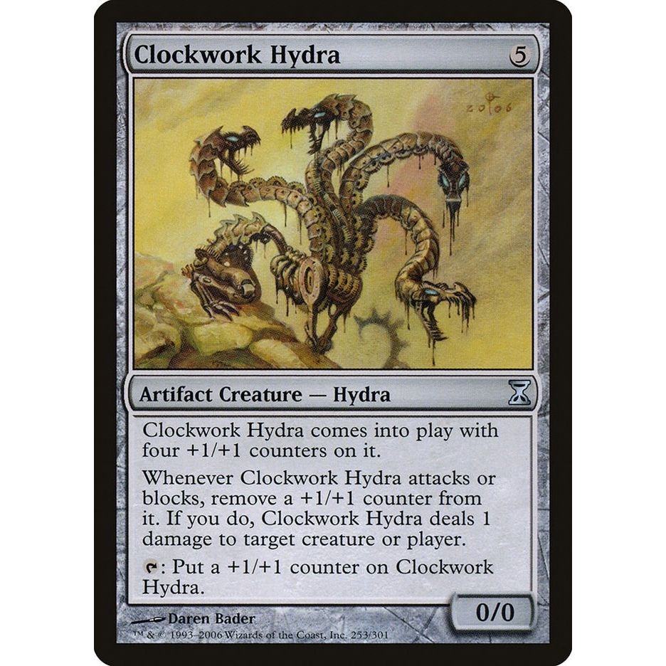 Image for Clockwork Hydra (253) (TSP) - Magic: The Gathering
