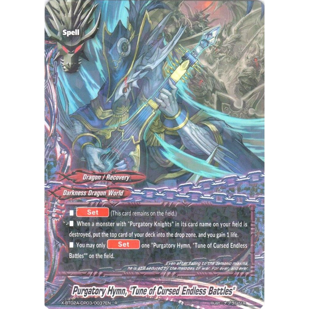 Image for Purgatory Hymn, "Tune of Cursed Endless Battles" (X-BT02A-CP03/0037EN) (X-BT02A) - Future Card BuddyFight