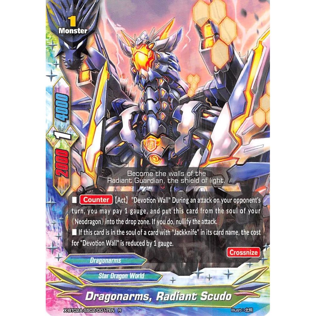 Image for Dragonarms, Radiant Scudo (X-BT02A-SS02/0017EN) (X-BT02A) - Future Card BuddyFight