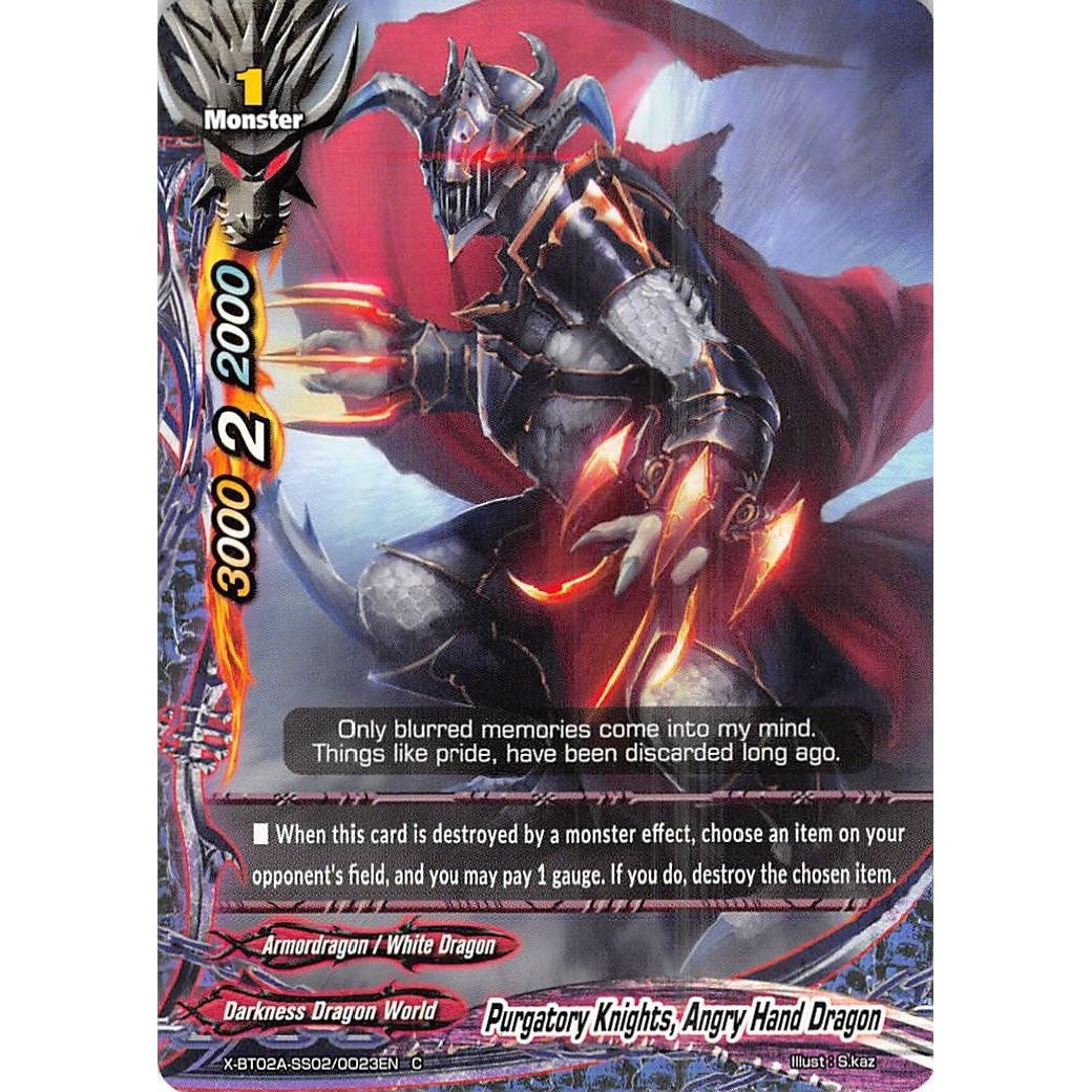 Image for Purgatory Knights, Angry Hand Dragon (X-BT02A-SS02/0023EN) (X-BT02A) - Future Card BuddyFight
