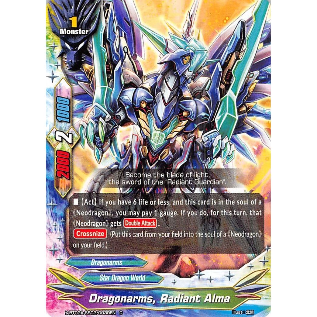 Image for Dragonarms, Radiant Alma (X-BT02A-SS02/0030EN) (X-BT02A) - Future Card BuddyFight