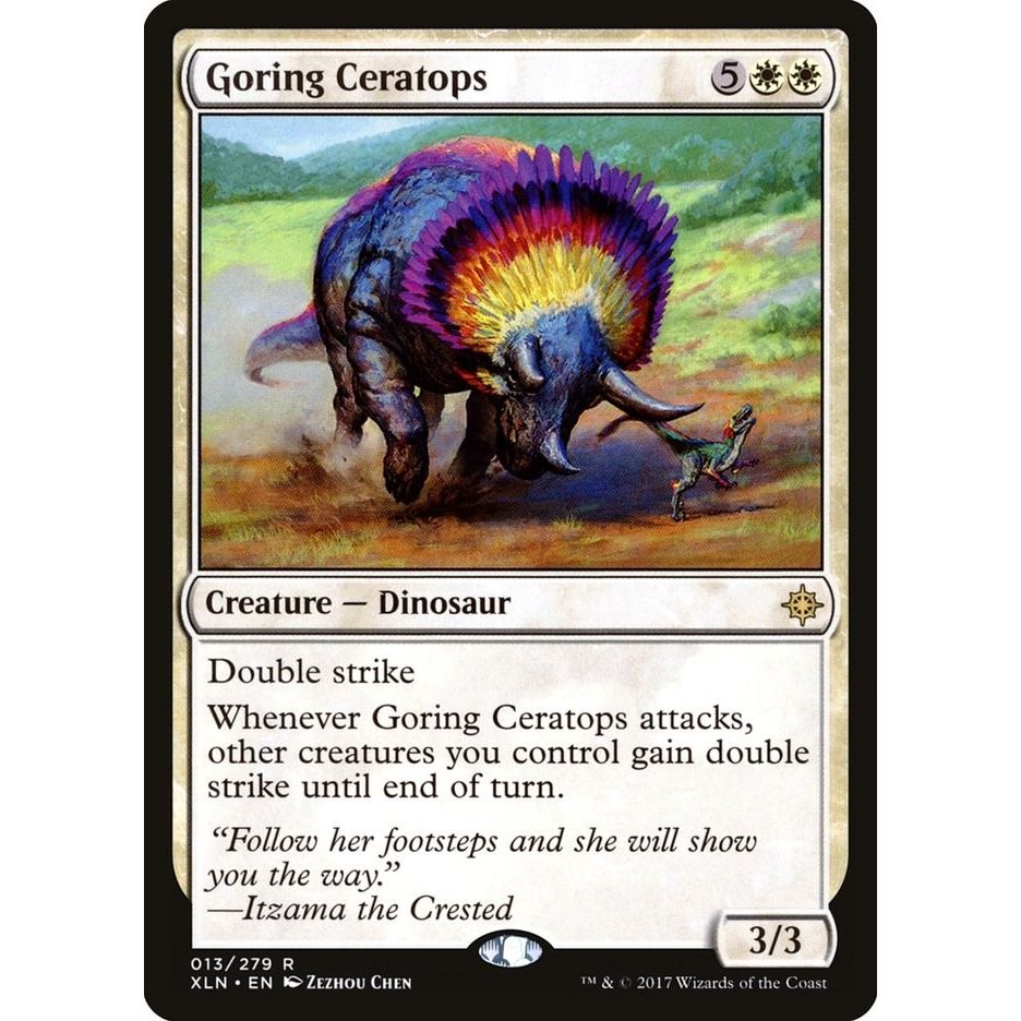 Image for Goring Ceratops (13) (XLN) - Magic: The Gathering