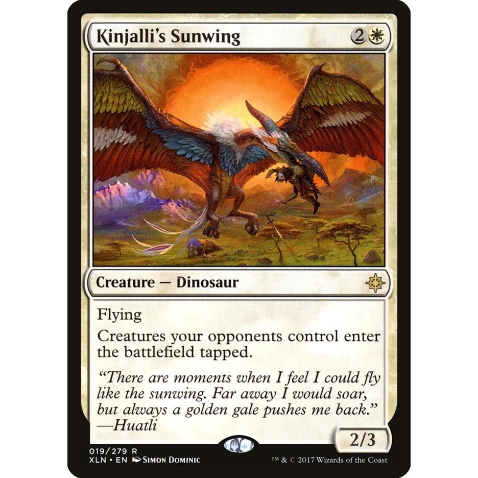 Image for Kinjalli's Sunwing (19) (XLN) - Magic: The Gathering