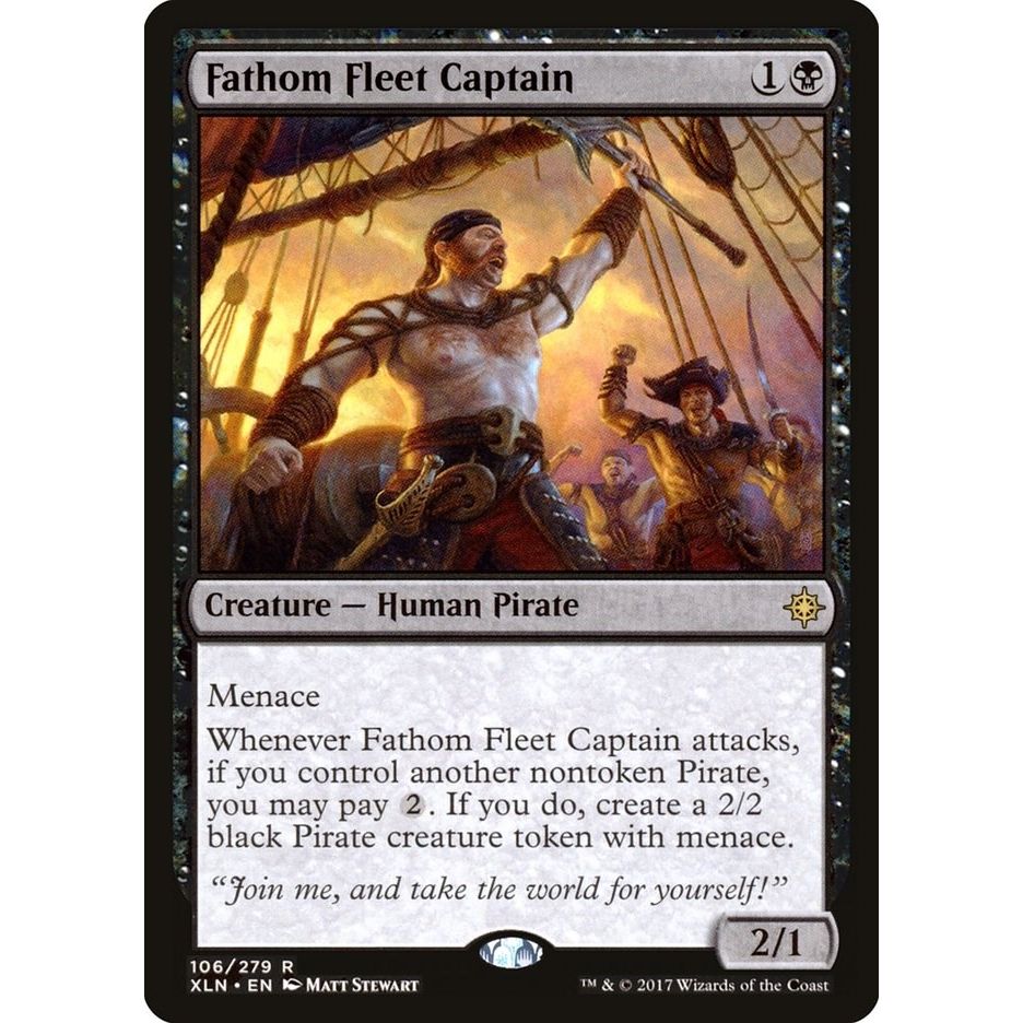 Image for Fathom Fleet Captain (106) (XLN) - Magic: The Gathering