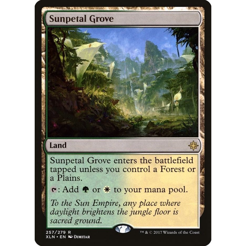 Image for Sunpetal Grove (257) (XLN) - Magic: The Gathering