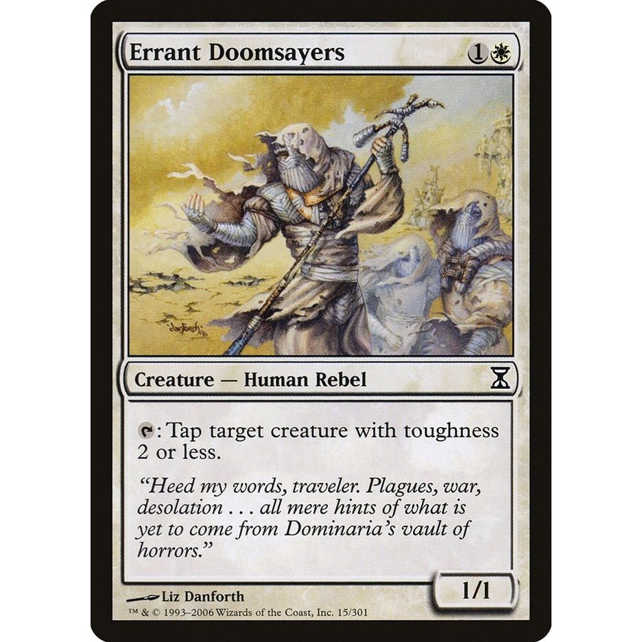 Image for Errant Doomsayers (15) (TSP) - Magic: The Gathering