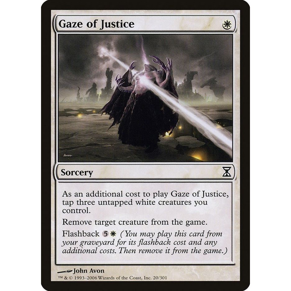 Image for Gaze of Justice (20) (TSP) - Magic: The Gathering