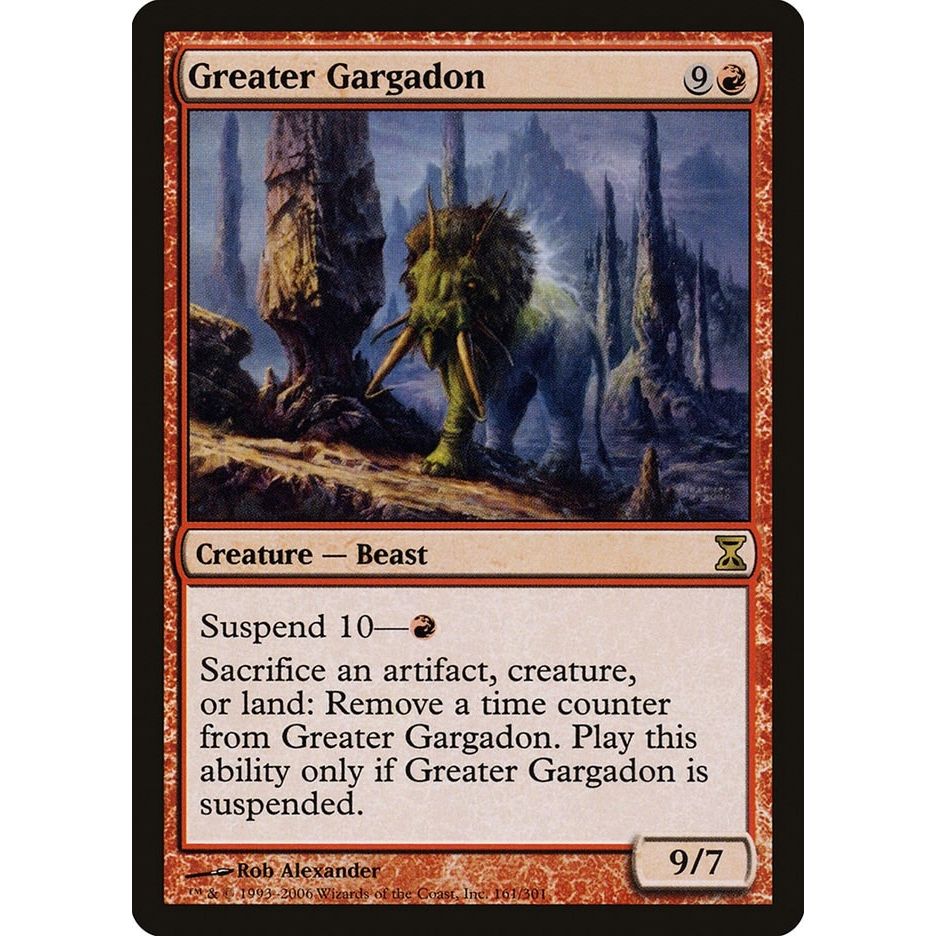 Image for Greater Gargadon (161) (TSP) - Magic: The Gathering