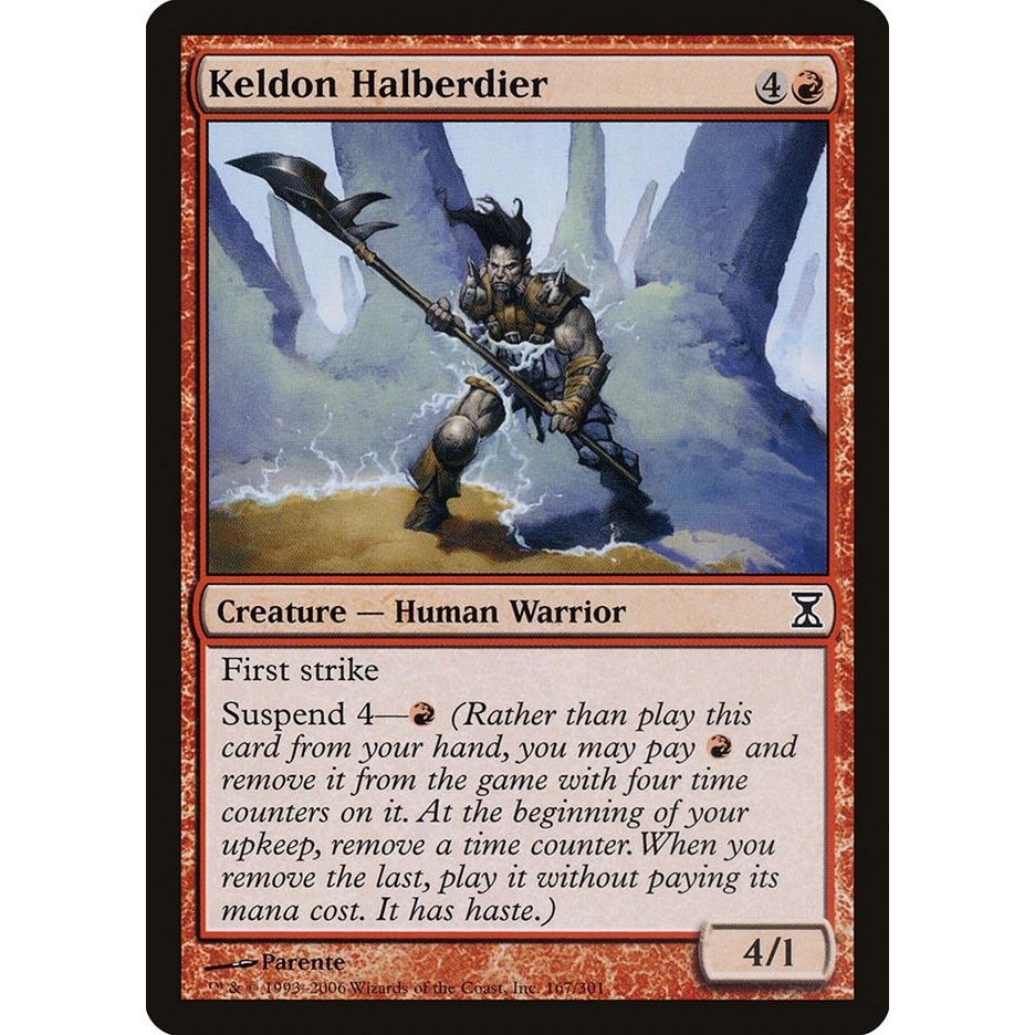 Image for Keldon Halberdier (167) (TSP) - Magic: The Gathering