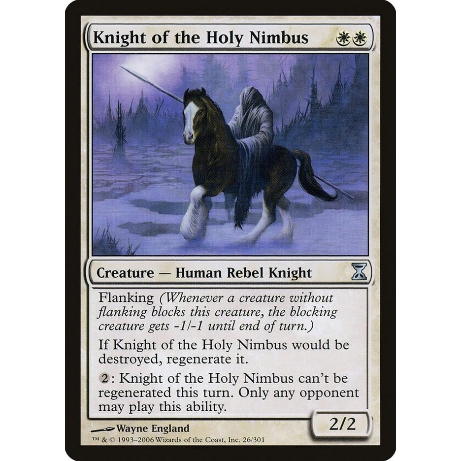 Image for Knight of the Holy Nimbus (26) (TSP) - Magic: The Gathering