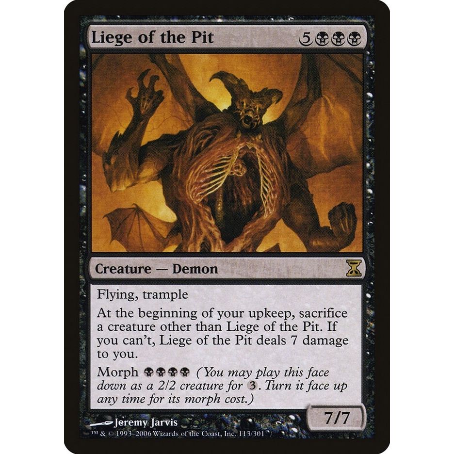 Image for Liege of the Pit (113) (TSP) - Magic: The Gathering