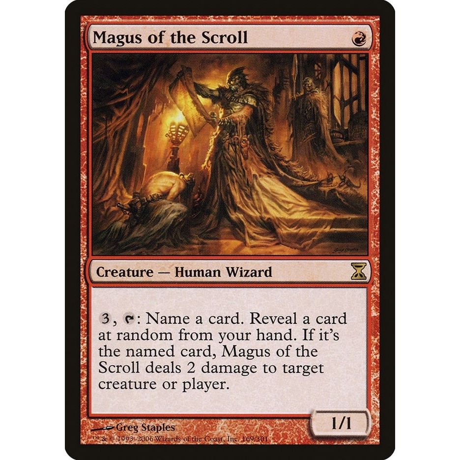 Image for Magus of the Scroll (169) (TSP) - Magic: The Gathering