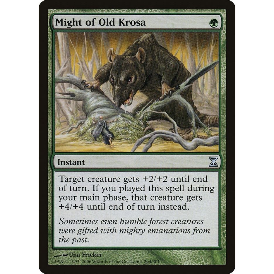 Image for Might of Old Krosa (204) (TSP) - Magic: The Gathering