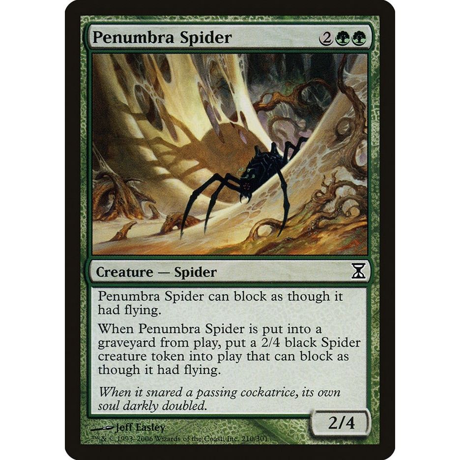 Image for Penumbra Spider (210) (TSP) - Magic: The Gathering