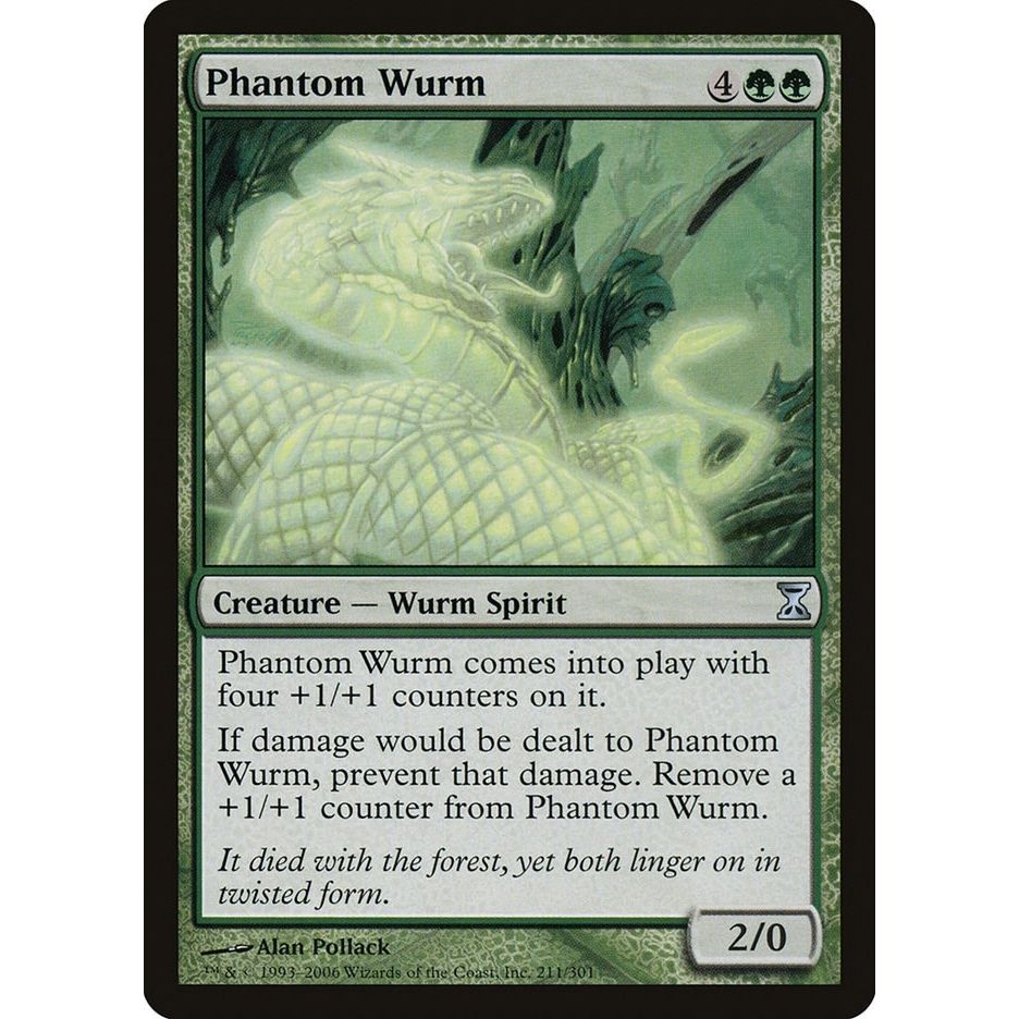 Image for Phantom Wurm (211) (TSP) - Magic: The Gathering