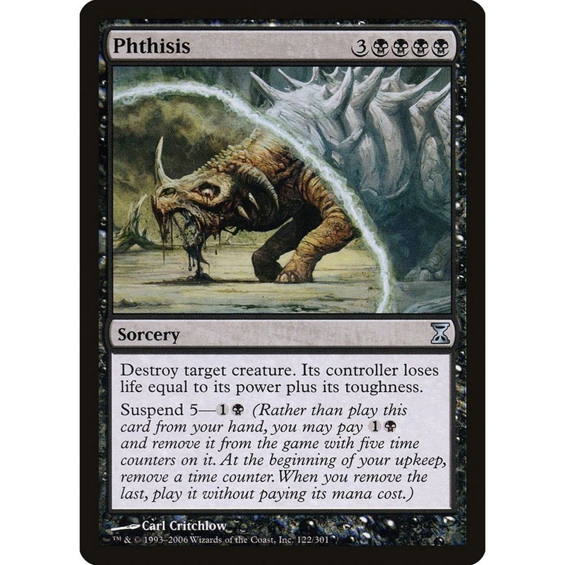 Image for Phthisis (122) (TSP) - Magic: The Gathering