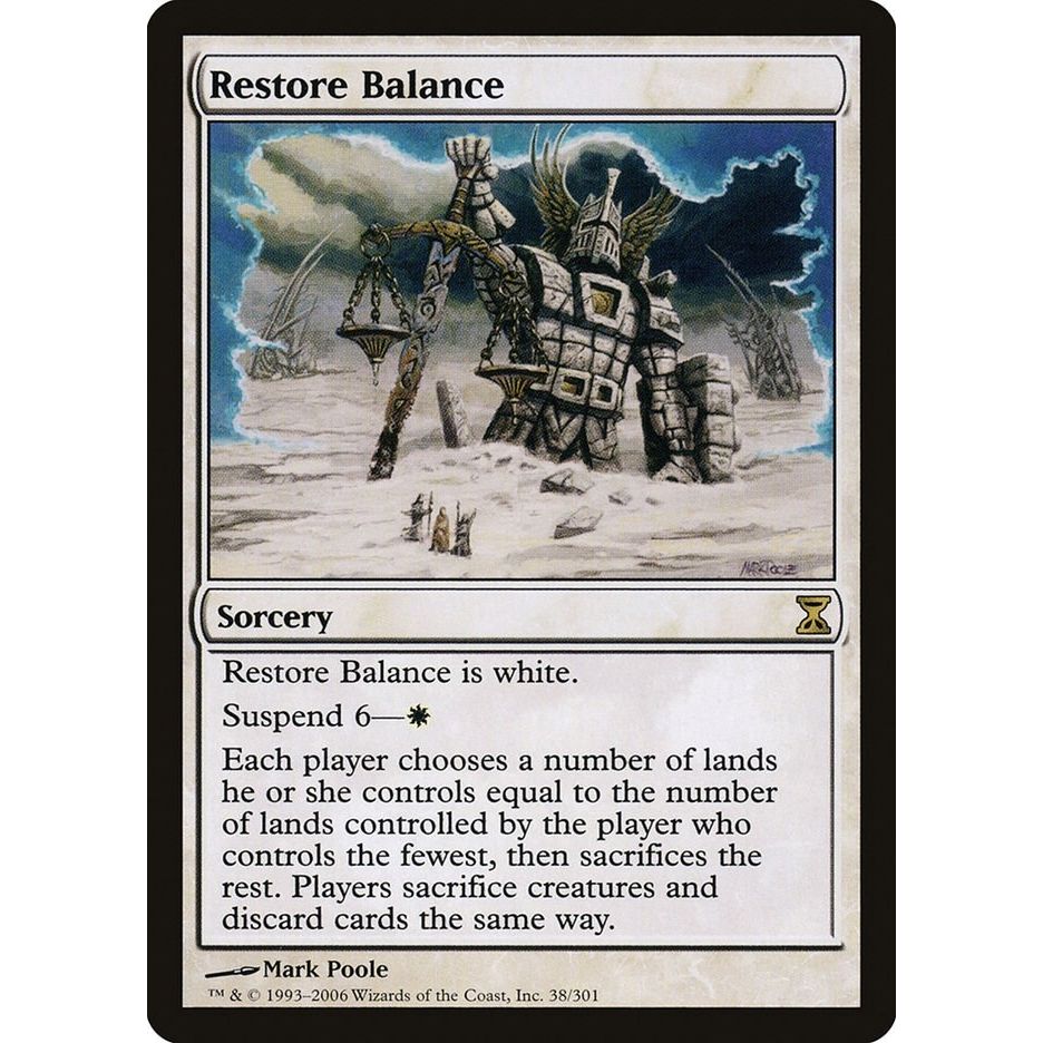 Image for Restore Balance (38) (TSP) - Magic: The Gathering