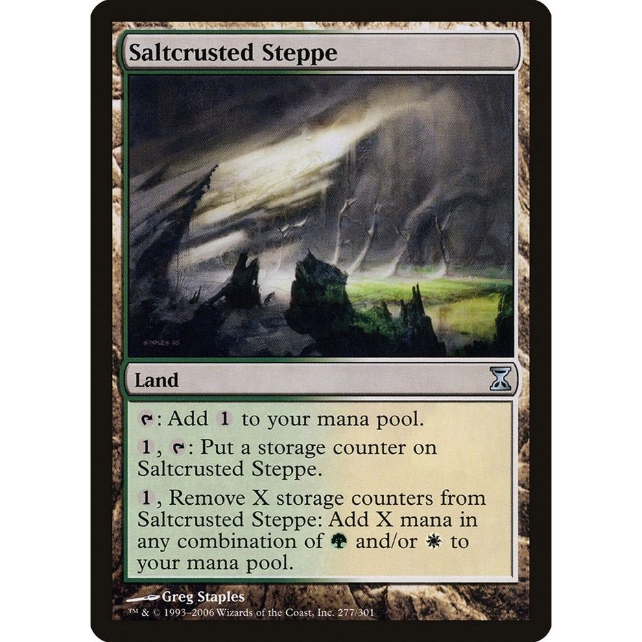 Image for Saltcrusted Steppe (277) (TSP) - Magic: The Gathering