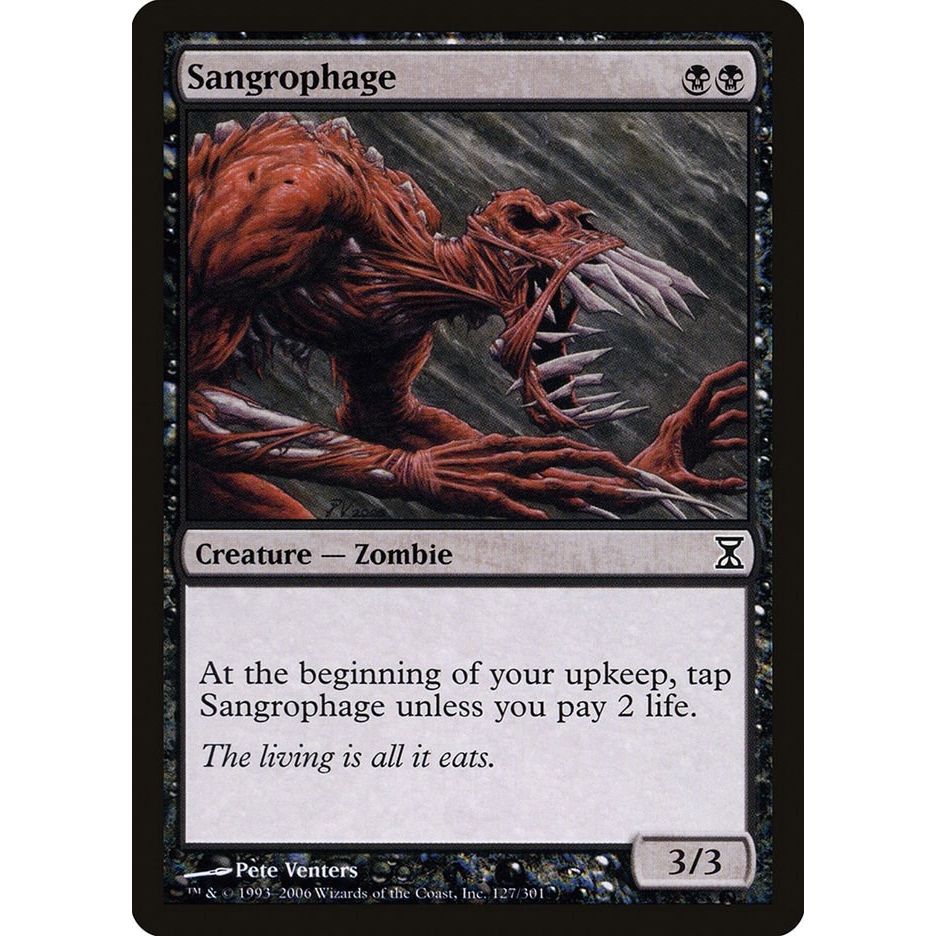 Image for Sangrophage (127) (TSP) - Magic: The Gathering
