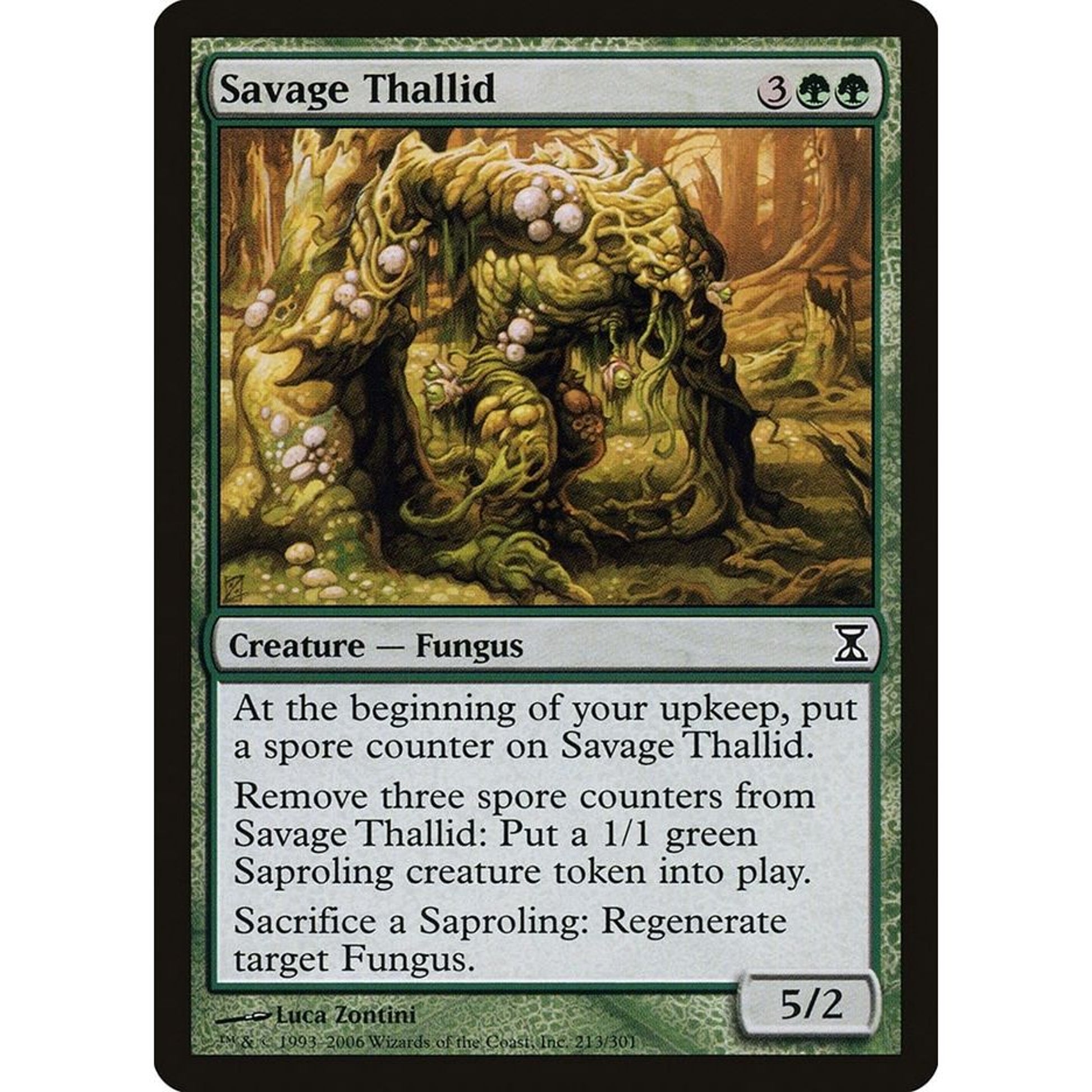 Image for Savage Thallid (213) (TSP) - Magic: The Gathering
