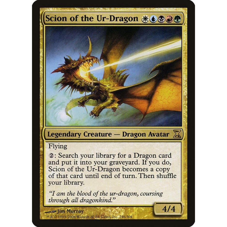 Image for Scion of the Ur-Dragon (246) (TSP) - Magic: The Gathering