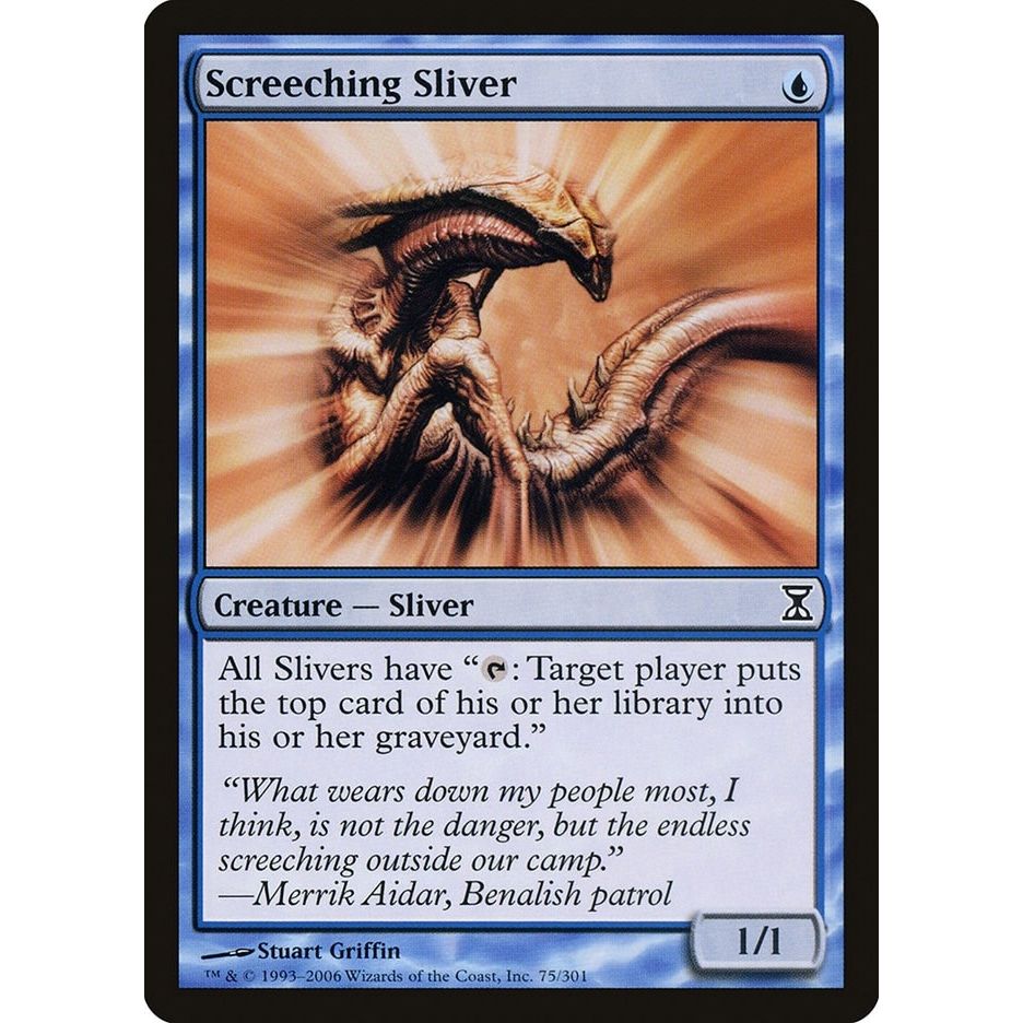 Image for Screeching Sliver (75) (TSP) - Magic: The Gathering