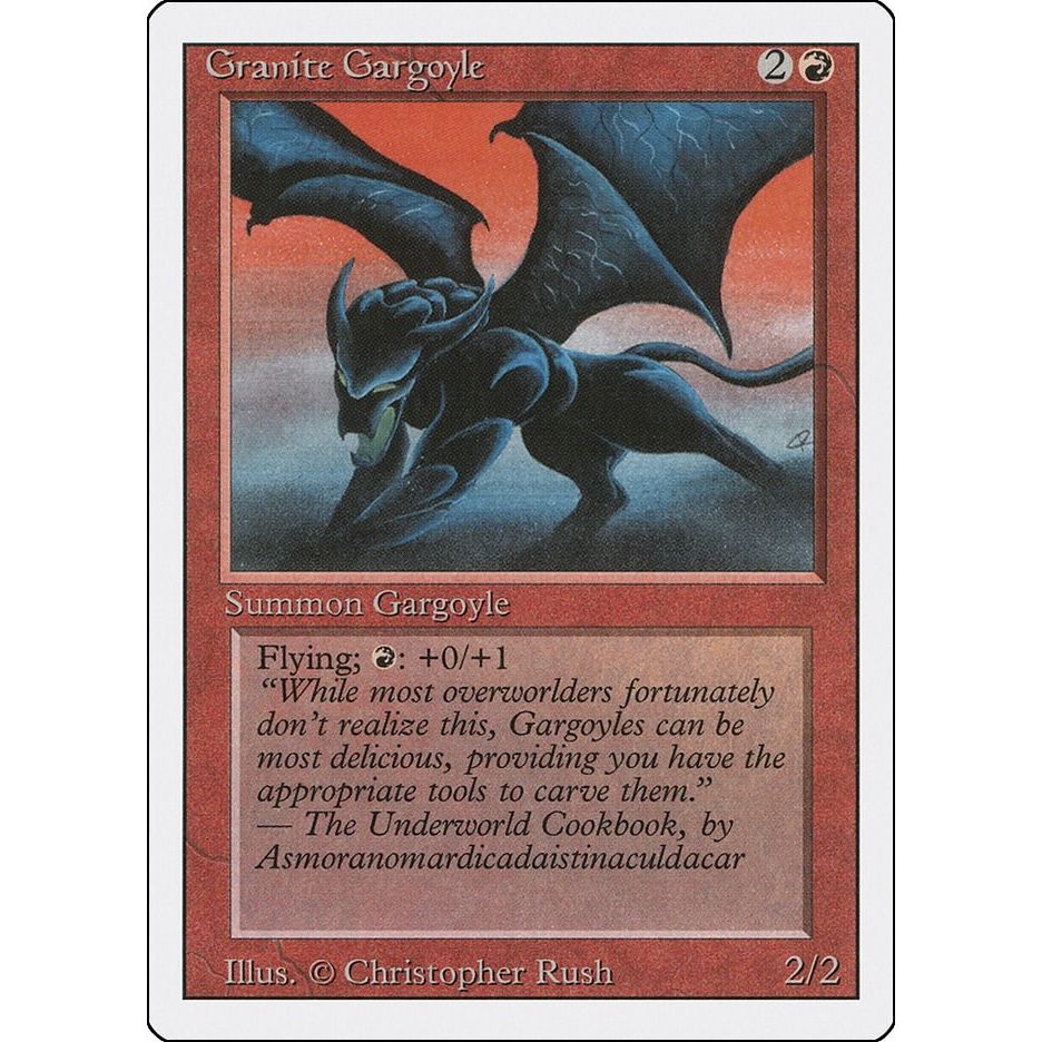 Image for Granite Gargoyle (3ED) - Magic: The Gathering