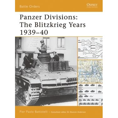 Image for Panzer Divisions: The Blitzkrieg Years 1939-40 - Books