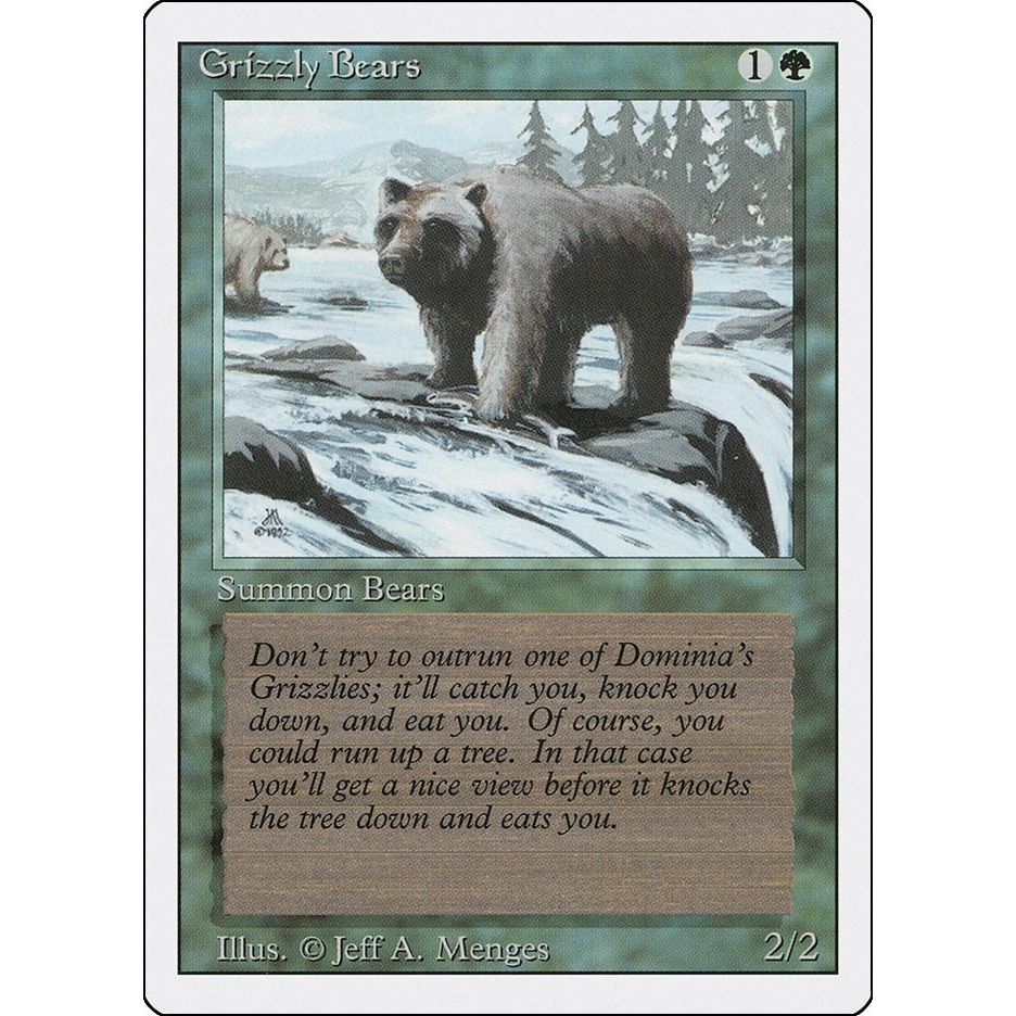 Image for Grizzly Bears (3ED) - Magic: The Gathering