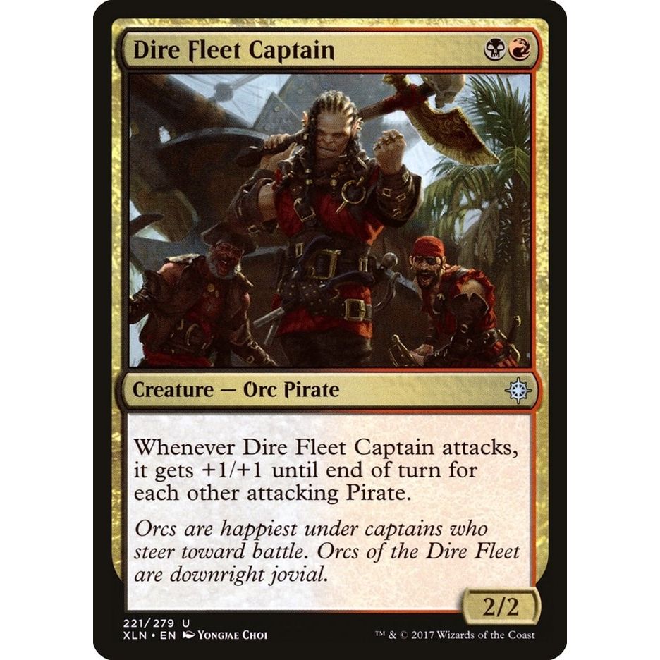 Image for Dire Fleet Captain (221) (XLN) - Magic: The Gathering