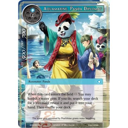 Image for Aquamarine, Panda Diplomat (ACN-060) (ACNS) - Force of Will