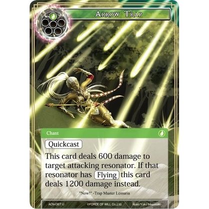 Image for Arrow Trap (ACN-087) (ACNS) - Force of Will
