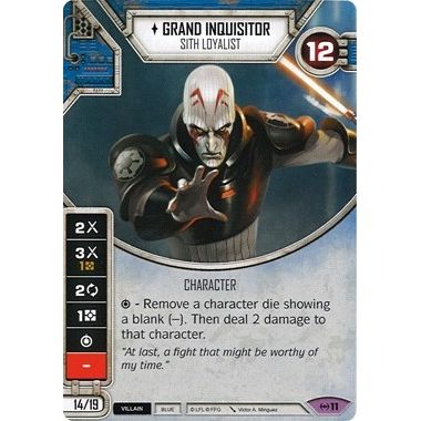 Image for Grand Inquisitor - Sith Loyalist (Card Only) (11) (EaW) - Star Wars: Destiny