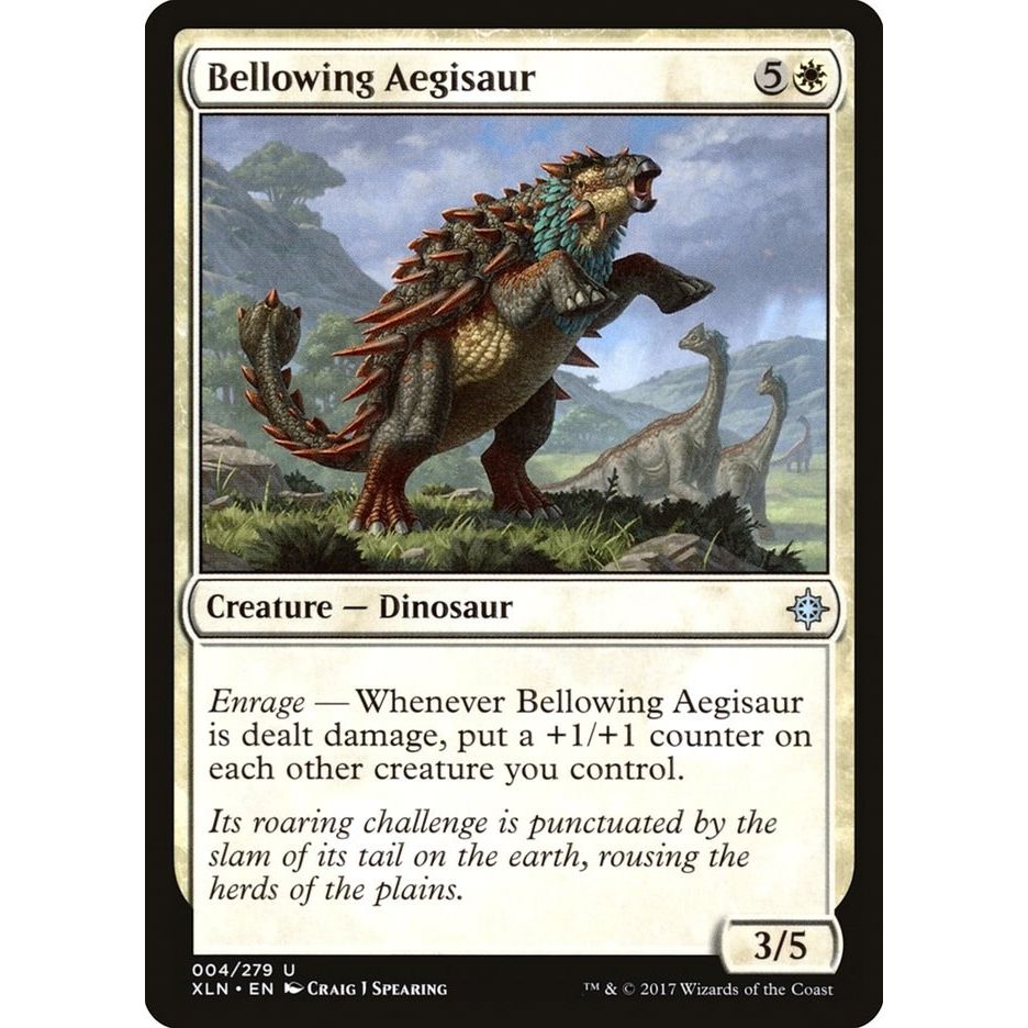Image for Bellowing Aegisaur (4) (XLN) - Magic: The Gathering