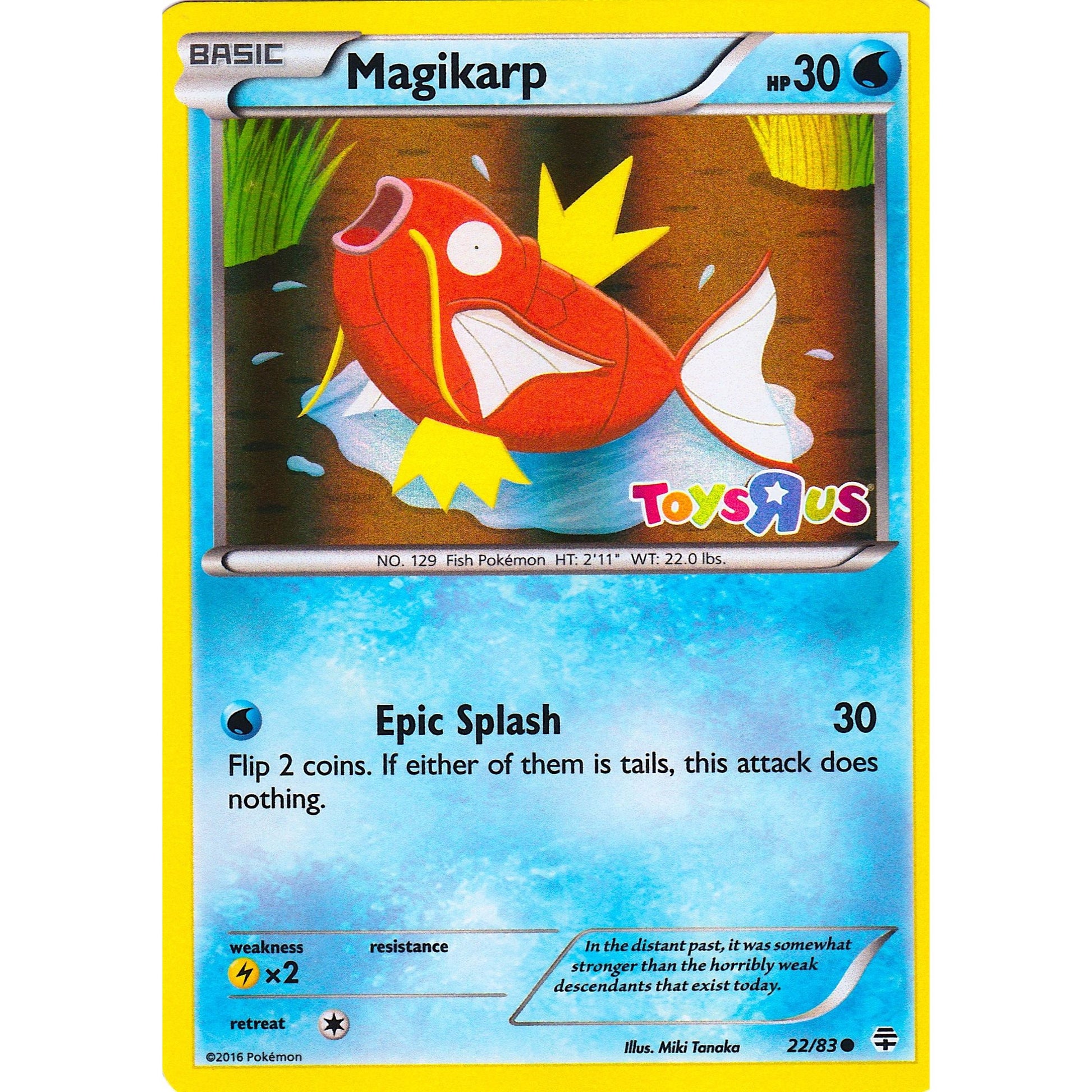 Image for Magikarp - 22/83 (Toys R Us Promo) (022/083) (MCAP) - Pokemon