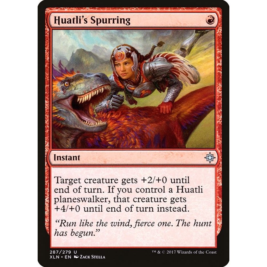 Image for Huatli's Spurring (287) (XLN) - Magic: The Gathering