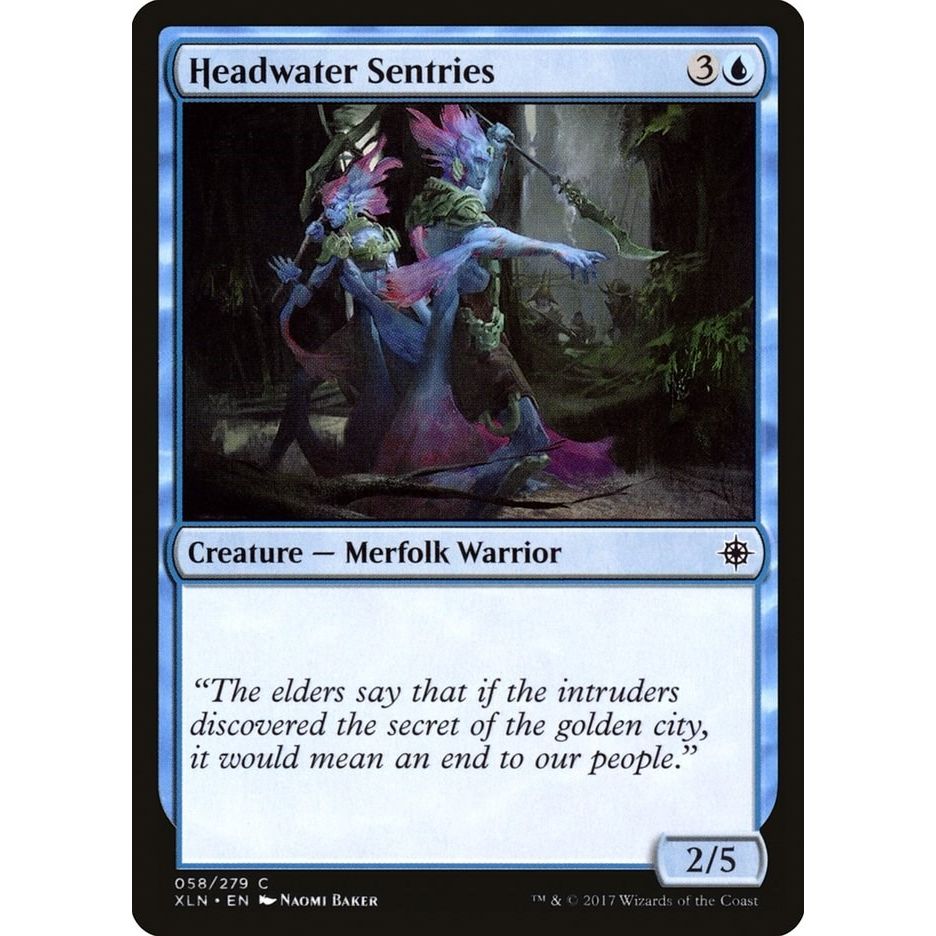Image for Headwater Sentries (58) (XLN) - Magic: The Gathering