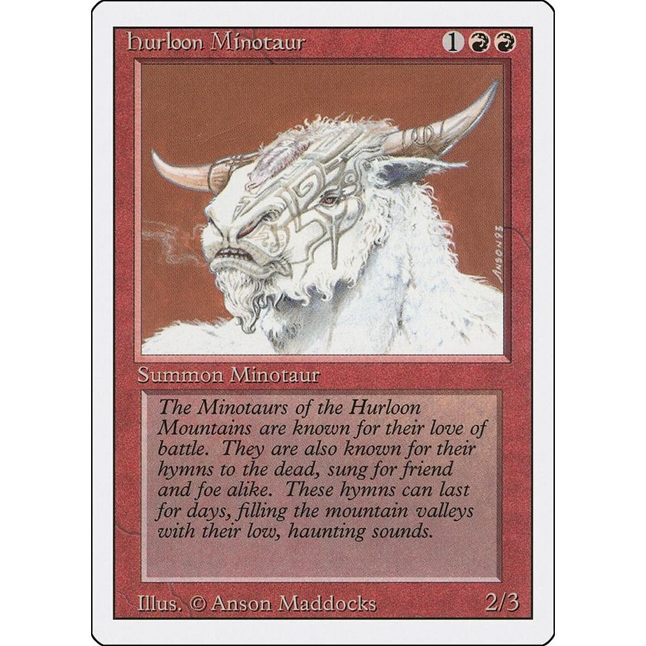 Image for Hurloon Minotaur (3ED) - Magic: The Gathering