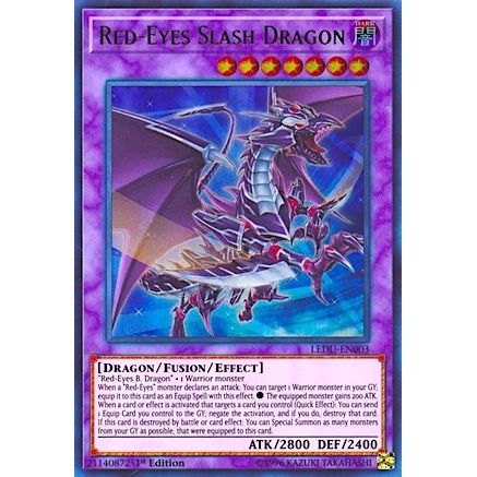 Image for Red-Eyes Slash Dragon (LEDU-EN003) (LEDU) - YuGiOh