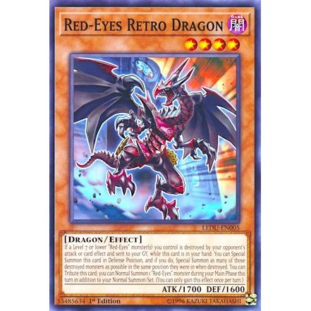 Image for Red-Eyes Retro Dragon (LEDU-EN005) (LEDU) - YuGiOh