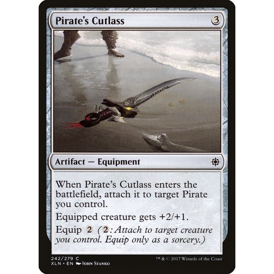 Image for Pirate's Cutlass (242) (XLN) - Magic: The Gathering