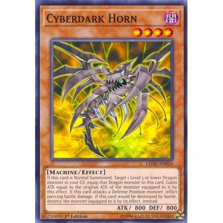Image for Cyberdark Horn (LEDU-EN026) (LEDU) - YuGiOh