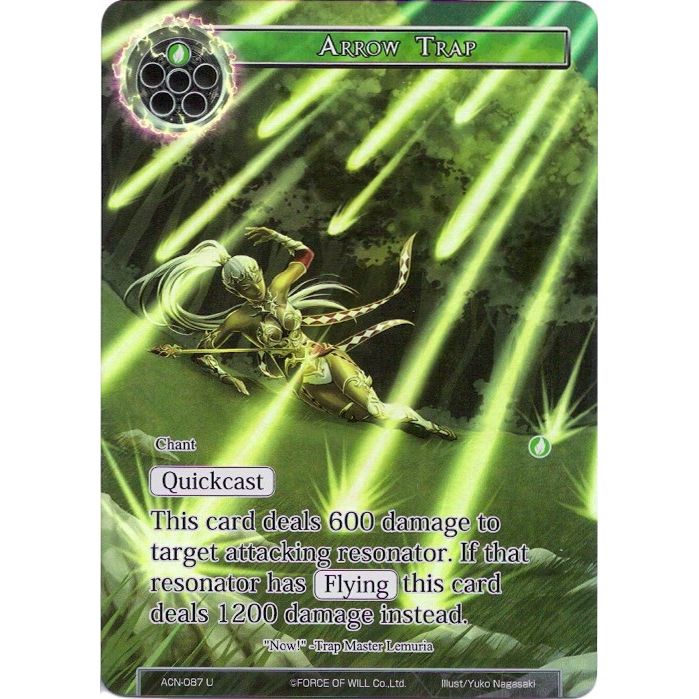 Image for Arrow Trap (Full Art) (ACN-087) (ACNS) - Force of Will
