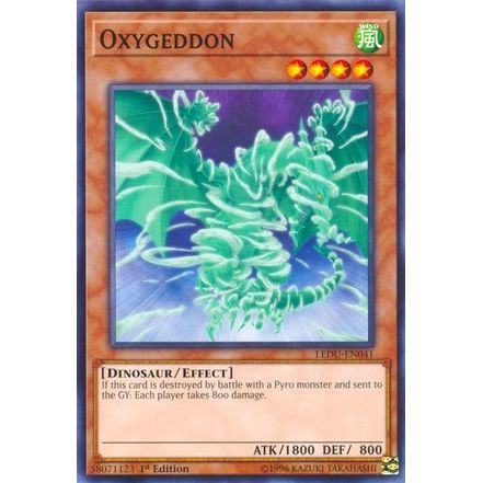 Image for Oxygeddon (LEDU-EN041) (LEDU) - YuGiOh