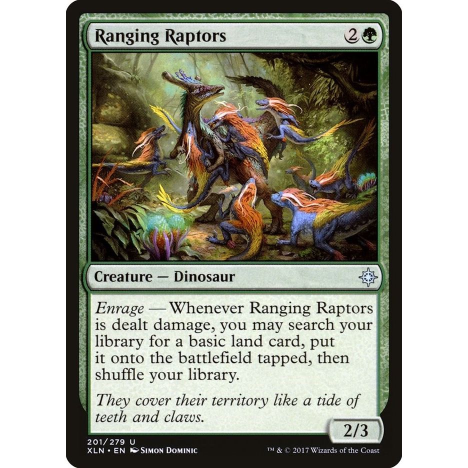 Image for Ranging Raptors (201) (XLN) - Magic: The Gathering