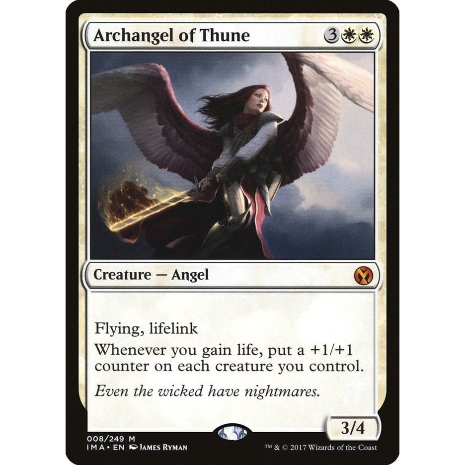 Image for Archangel of Thune (8) (IMA) - Magic: The Gathering