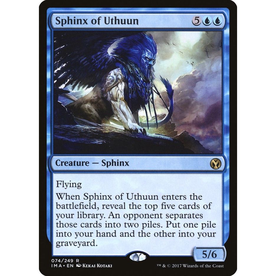Image for Sphinx of Uthuun (74) (IMA) - Magic: The Gathering